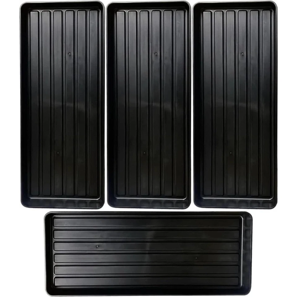 98cm Heavy Duty Plastic Grow Bag Tray Waterproof Garden Pot Drip Hydroponic - Image 1 of 1