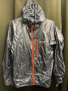 Berghaus Vapourlight Light Hydroshell Jacket Hooded Men Blue Size S Small I26 - Picture 1 of 2