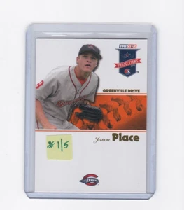 JASON PLACE 2008 TRISTAR PROJECTIONS ORANGE PARALLEL ROOKIE-SERIAL #/D 1/5 - Picture 1 of 24