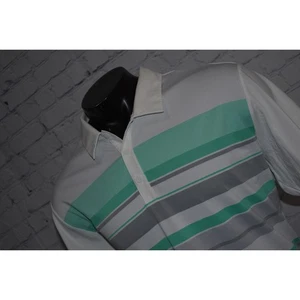Polo de golf Adidas para hombre talla XL poliéster rendimiento blanco verde gris - Imagen 1 de 9
