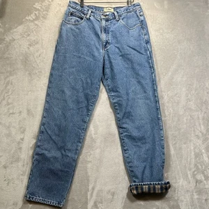L.L. Bean Jeans Herren 35x32 (passt 34x31) Flanell gefüttert Classic Fit gerades Bein - Bild 1 von 6