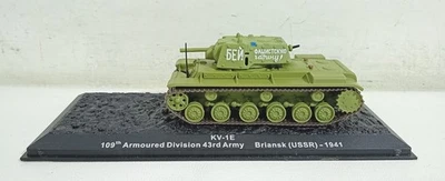 I105884 DE AGOSTINI 1/72 - KV-1E 109th Armoured Division 43rd Army - USSR 1941 - Immagine 1 di 4