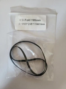 Replacement Drive Belt For Record Player Turntable - 190mm Folded Length - - Picture 1 of 1