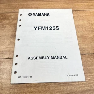 YAMAHA OEM ASSEMBLY MANUAL / 2003 YFM125S YFM 125S - Picture 1 of 3