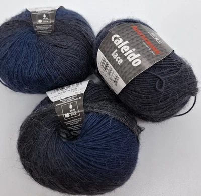 (130 €/kg):  50 g CALEIDO LACE, Austermann, Verlauf, Pt. 1601, Fb. 101 #7878 - Bild 1 von 3