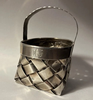 Cartier MCM Handmade Sterling Silver Basket Approx. 48.grams - Image 1 of 4