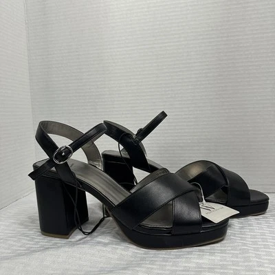 Worthington 女式 9 码 Ladee 黑色凉鞋全新无盒! — 第 1/4 张图片