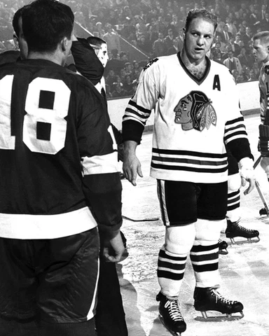 1966 Chicago Blackhawks BOBBY HULL Glossy 8x10 Photo Hockey Print Poster HOF 83 Cover