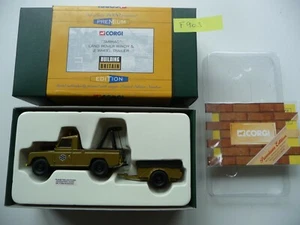 Corgi 07502 - Land Rover Winch & 2 Wheel Trailer - Tarmac. - Picture 1 of 2