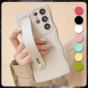 Handy Hülle Für Samsung Galaxy S25 S24 Ultra S22 S23 FE A54 Halter Silicone Case - Bild 1 von 18