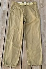 High Quality WW2 Afrikakorps Faded M40 DAK Tropical Trousers 100% Thick Cotton