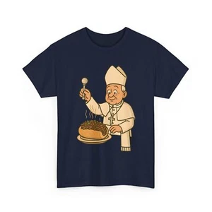 Funny Da Pope Blessing Chicago Italian Beef T-Shirt, Humorous Religious Tee - Picture 1 of 20