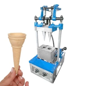 Máquina comercial de cono de helado de 2 moldes, máquina de bandeja de helados - Imagen 1 de 9