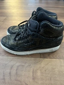 Nike Air Python Premium Black Mens athletic Shoes 705066-002 Mens Size 8 - Picture 1 of 5