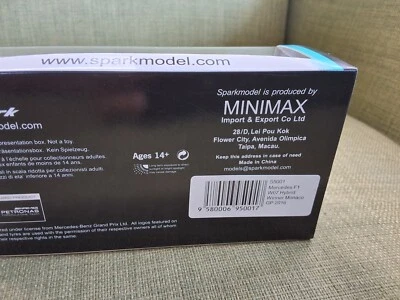 Mercedes F1 w07 Hybrid winner Monaco 2016 Hamilton spark  S5001 1/43 - Immagine 1 di 2