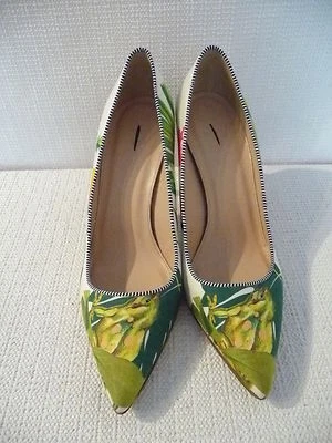 NUEVOS ZAPATOS DE SALÓN J.CREW ELSIE EN ESTAMPADO RATTI INTO THE WILD TALLA 7, f1193, MULTI, $298 Foto 1 de 4