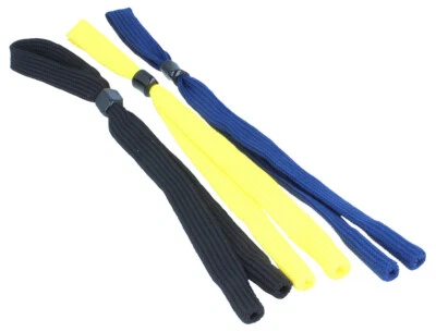 PAULE & KNOPF justierbares Sport-Brillenband mit großem eingelassenem Tube-Endstück | 3 Farben