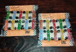 1960'S ARGENTINA MONOPOSTO SPORTS RACE CAR PROTOTYPE 2 PLASTIC SETS RyM LOT MOC - Picture 1 of 9