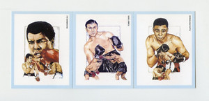 #2200153 MUHAMMAD ALI TOMMY FARR FLOYD PATTERSON London Boxing Card Lot