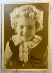 VTG Richard Headrick Autographed 5x7 Photo Child Actor, Veteran, Pilot RARE 1920 - Picture 1 of 3
