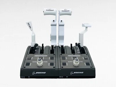 Thrustmaster TCA Quadrant Pack, B737 Full Electronic Throttle Levers, White - Image 1 of 4
