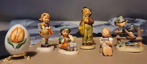 Vintage Hummel Figuren Konvolut 5, 4 Geobel & 1 Ars Sacra (repariert) - Bild 1 von 3