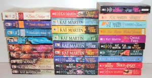 28 Kat Martin Books 3 complete Trilogy Necklace Heart and Brides 5 Raines Of - Imagen 1 de 9