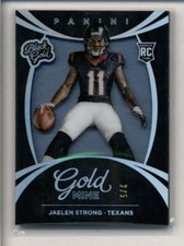 JAELEN STRONG 2015 PANINI BLACK GOLD #TGM-18 ROOKIE GOLD MINE #2/5 (RARE) AX071