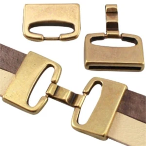 DQ Large Glue In End Clasp - Antique Bronze - 20mm Hole - Picture 1 of 1