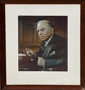 Yousuf Karsh Mackenzie King 13x18.85 in colour print Karsh printer estate - Picture 1 of 12