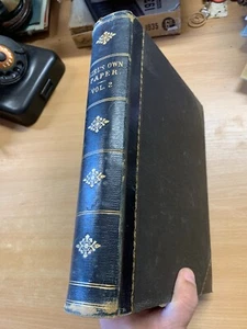 1880-1881 "THE GIRL'S OWN ANNUAL" VOL 2 ILLUSTRATED 1.9kg HARDBACK BOOK (EV3) - Picture 1 of 24