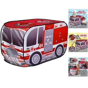 Large Fire Truck Play Tent - Imaginary Play for Kids - Easy Assembly & Storage - Picture 1 of 10
