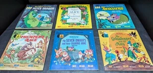 Walt Disney Productions Children's Read-Along Book and Record Vintage Vinyl - Picture 1 of 2