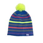 Dakine Steffy Colorful Stripe Knit Pom Winter Beanie Hat Cap 8680097 Womens Os