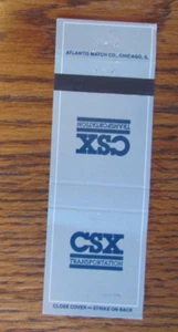 FUNDA DE MATCHBOOK RAILWAY COMPANY: CSX TRANSPORT FUNDA VACÍA -C19 - Imagen 1 de 1