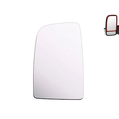 Upper Mirror Glass For 2008 2009 2020 Mercedes-Benz Sprinter 3500 LH Side Convex - Image 1 of 4