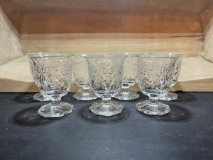 Depression Glass MCKEE ROCK CRYSTAL 3 1/2” Egg Cups(7) - Picture 1 of 2