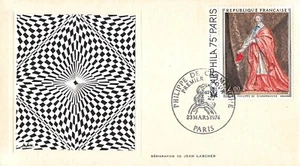 Envelope FDC France Philippe De Champaigne 1974 Paris N4 - Picture 1 of 2