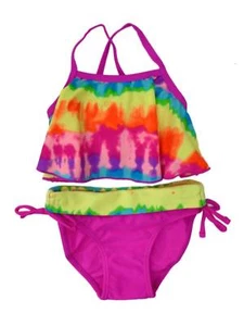 Mini Tangerine Infant & Toddler Girls 2 PC Tie-Dye Top & Bikini Swim Suit 12m - Picture 1 of 1