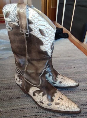 Botas piton marrón 04348 talla 39 - Imagen 1 de 4