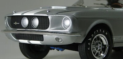 Mustang GT12Race Car Cobra24Custom Built Metal 1:18Model Body Carousel Silver - Image 1 of 4