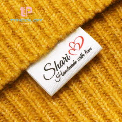 Personalized clothing labels Custom clothing tags organic Cotton webbing label - Изображение 1 из 4