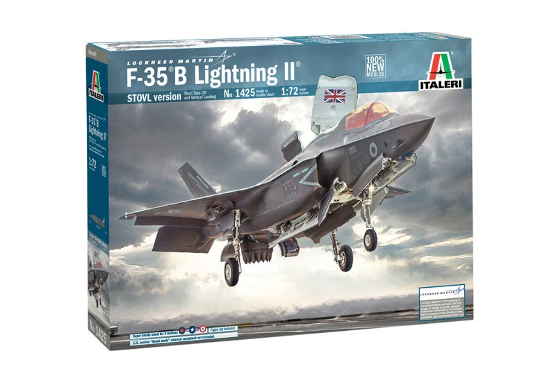 F-35B LIGHTNING II STOVL VERSION (3 Décos) - ITALERI 1/72 PLASTIC KIT - Photo 1/1