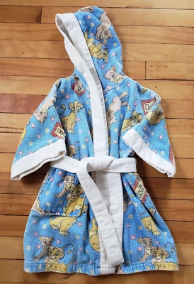 Bata de encubrimiento vintage Disney Rey León niños pequeña rizo natación unisex niñas niños Foto 1 de 4