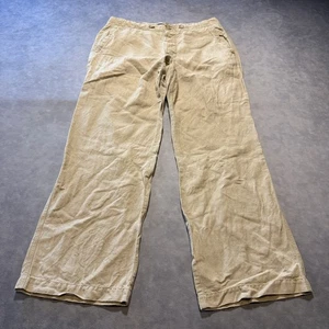 Vintage Banana Republic Pants Mens 34x32 Linen Blend Heritage Button Fly 2006 - Picture 1 of 11