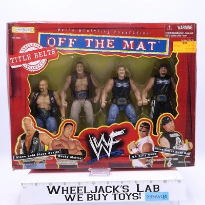 Off The Mat WWF 1998 Jakks Pacific Action Figure Set NEW MIB - Image 1 of 4