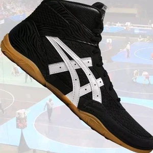 Zapato de lucha libre Asics Matflex para hombre talla 7 negro 1081A051-001 - Imagen 1 de 9