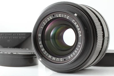 [N MINT+ /Hood]  Leica Leitz Canada Summicron R 35mm f/2 3cam Lens From JAPAN 37 - Image 1 of 4