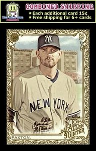 2019 Topps Allen & Ginter Gold #267 James Paxton - New York Yankees - Picture 1 of 2