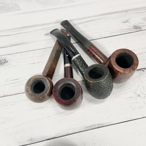 Smoking Pipe Parker Savinelli Vauen Bruken Sterling Silver rings Rare LOT of 4 - Imagen 1 de 22